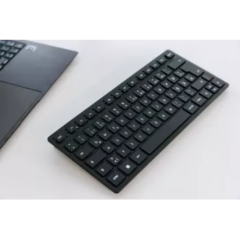Klávesnica CHERRY KW 9200 MINI univerzálna USB + RF bezdrôtová + Bluetooth QWERTZ nemecká čierna