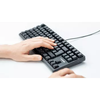 Klávesnica CHERRY G80-3000N RGB TKL univerzálna USB QWERTZ nemecká čierna