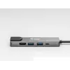 Equip USB-C 5-in-1 multifunkčný adaptér, HDMI, Gigabit-LAN, USB 3.2 Gen1, 100W USB PD
