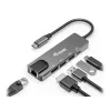 Equip USB-C 5-in-1 multifunkčný adaptér, HDMI, Gigabit-LAN, USB 3.2 Gen1, 100W USB PD