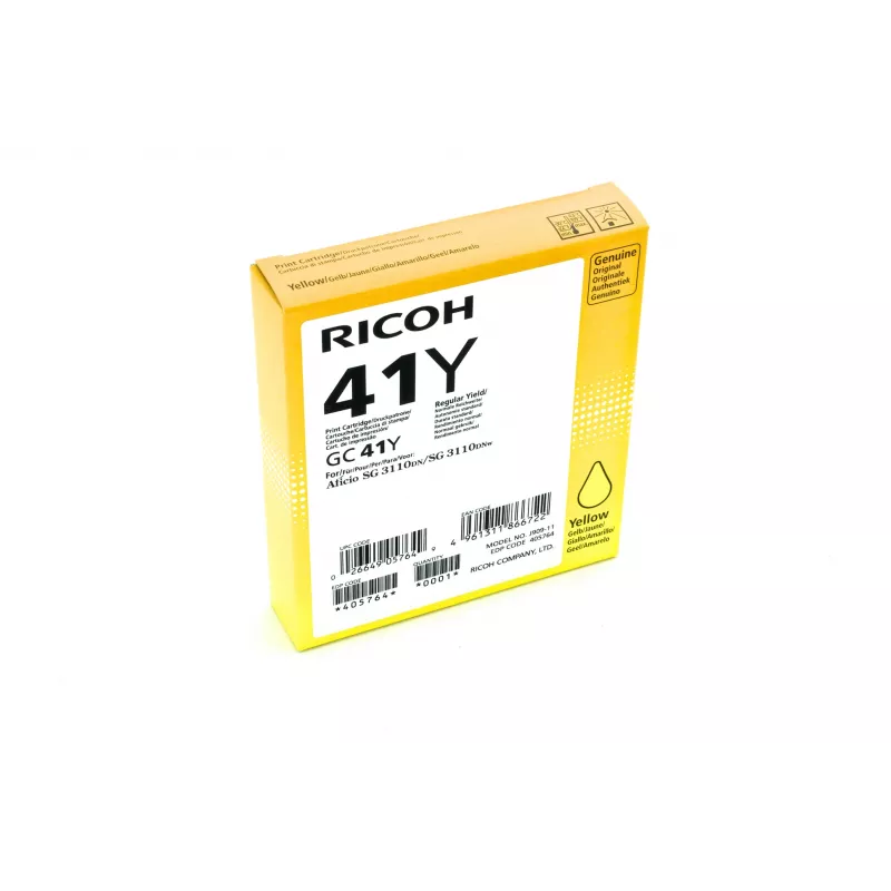 Ricoh 405764 atramentová kazeta 1 ks originálna štandardná výdrž žltá