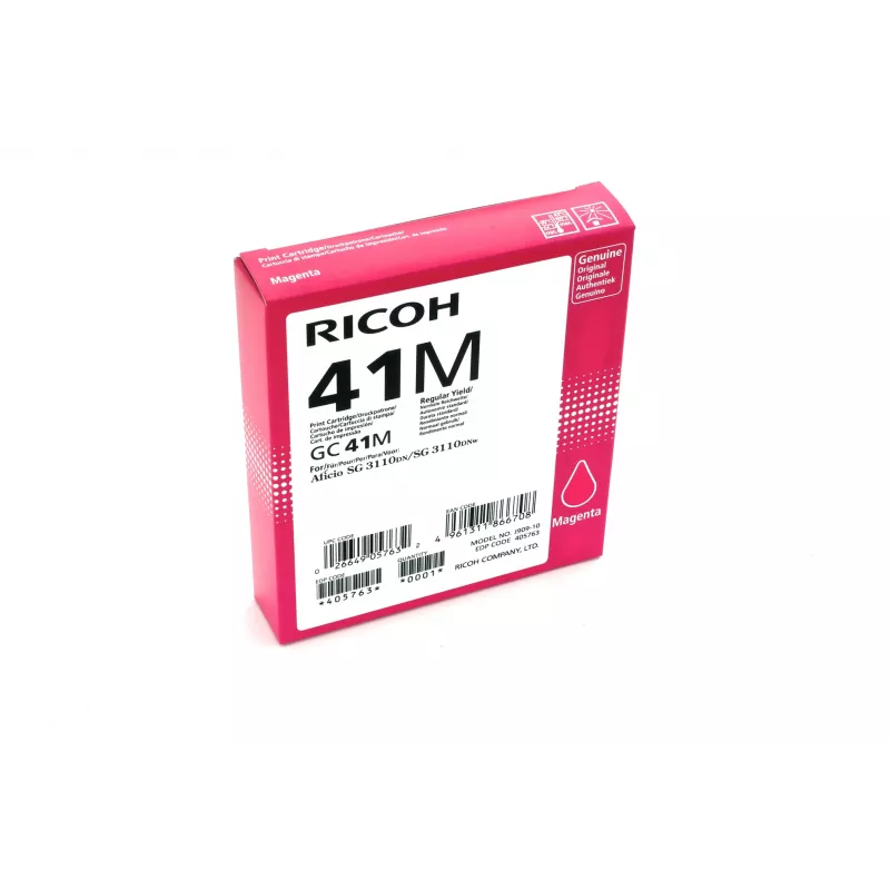 Ricoh 405763 atramentová kazeta 1 ks originálna štandardná výdrž purpurová