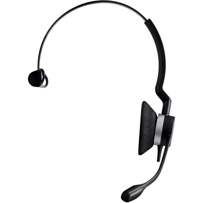 Jabra BIZ 2300 USB UC Mono káblová náhlavná súprava, na uši, mikrofón s potlačením hluku, do kancelárie/call centra, 49 g, čierna