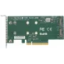 SUPERMICRO Low Profile PCI-E Riser Card podporuje 2x M2 modul (AOC-SLG3-2M2-O)