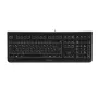CHERRY KC 1000 klávesnica univerzálna USB AZERTY belgická čierna