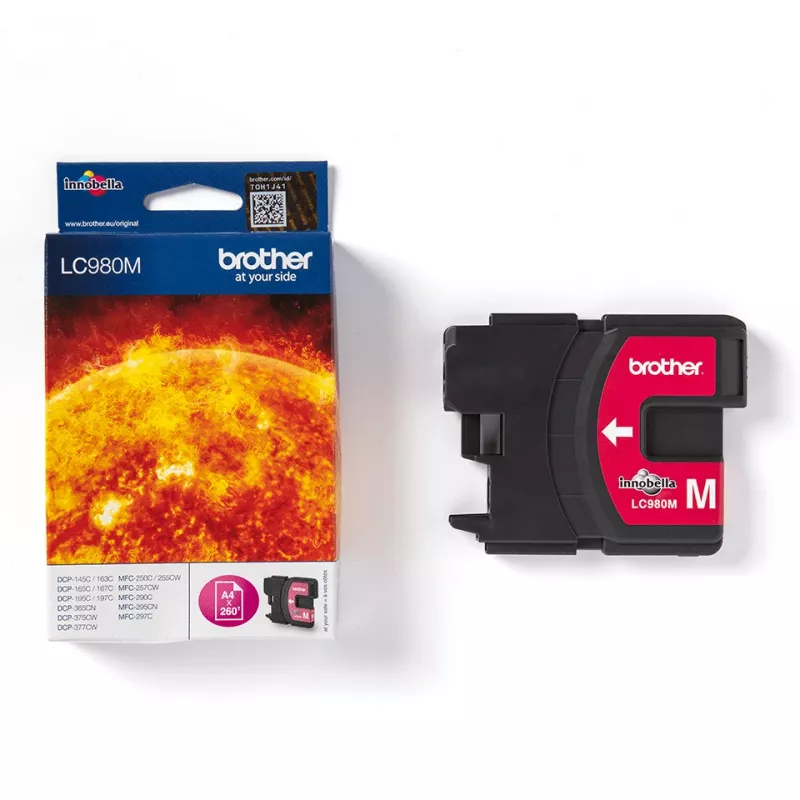 Brother LC980M atramentová kazeta 1 ks originál purpurová