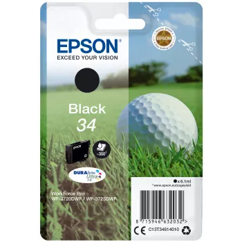 Epson Golfball samostatné balenie čierna 34 DURABrite Ultra atrament