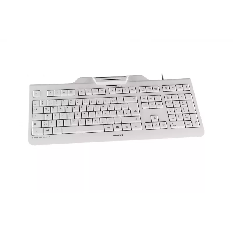 CHERRY KC 1000 SC Office USB QWERTZ nemecká sivá klávesnica