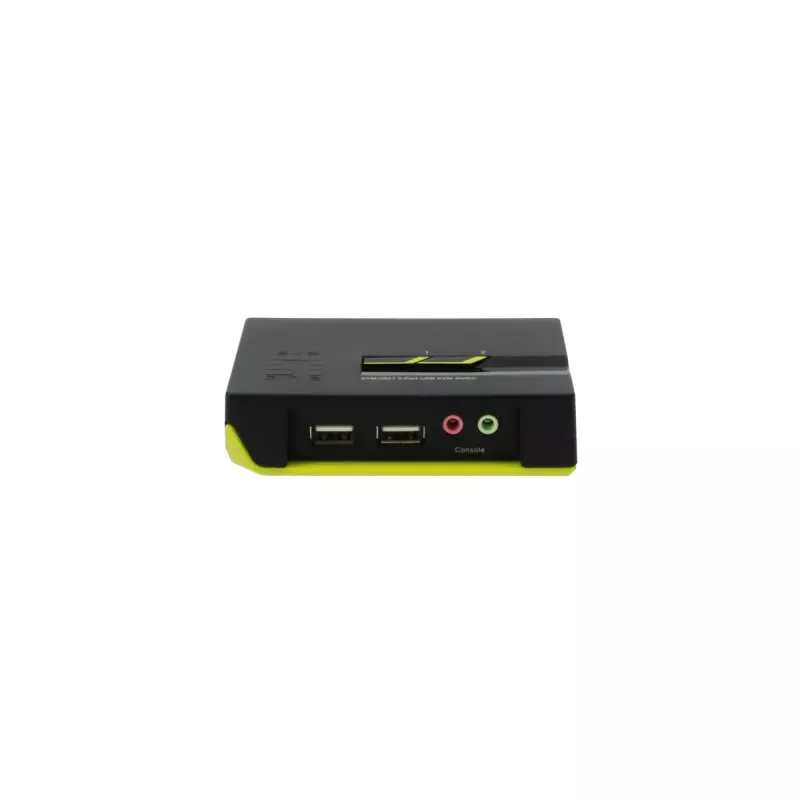 LevelOne 2-portový USB VGA KVM prepínač, podpora zvuku