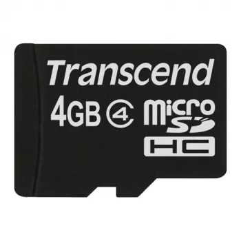 MicroSDHC karta Transcend 4 GB rozhranie MicroSDHC model TS4GUSDC4