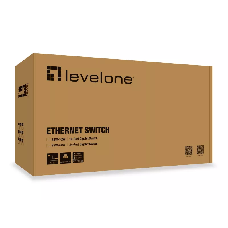 Unmanaged prepínač LevelOne GSW-2457 24-portový gigabitový