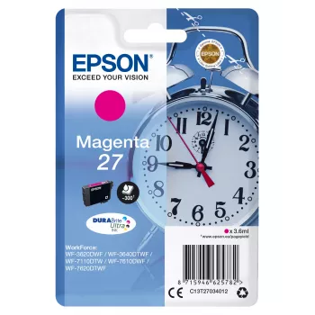 Epson Alarm clock jednotlivé balenie purpurový 27 DURABrite Ultra atrament