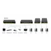 LevelOne 4-portový USB VGA KVM prepínač, podpora audia