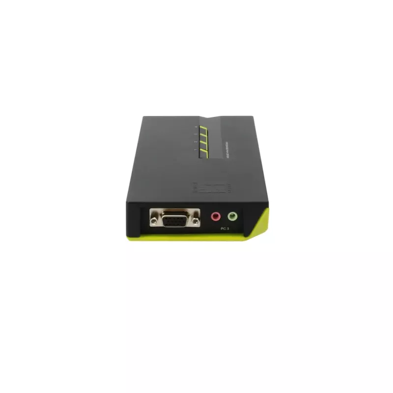 LevelOne 4-portový USB VGA KVM prepínač, podpora audia
