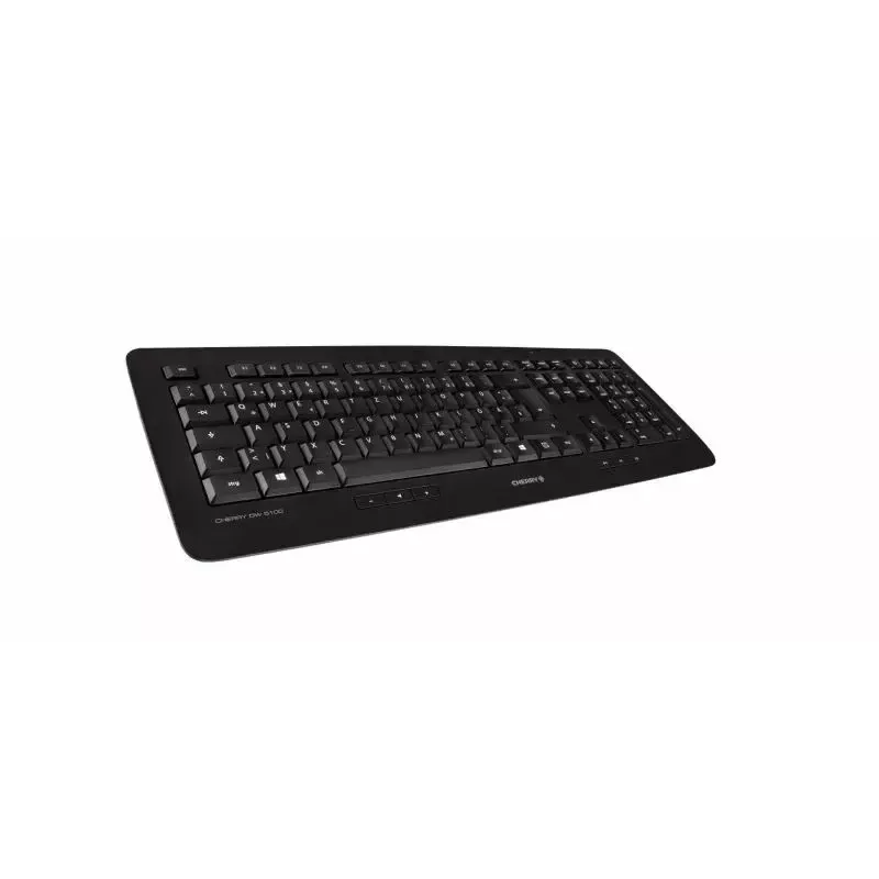 CHERRY DW 5100 klávesnica myš v cene univerzálna RF bezdrôtová QWERTZ nemecká čierna