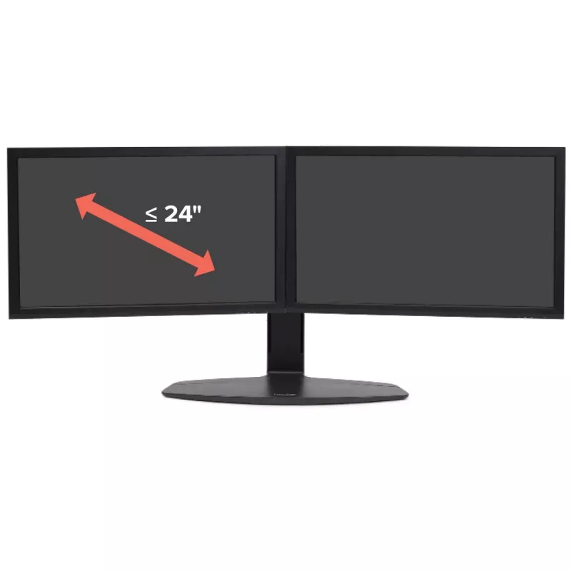 Dvojitý stojan na monitor Ergotron Neo Flex 62,2 cm čierny