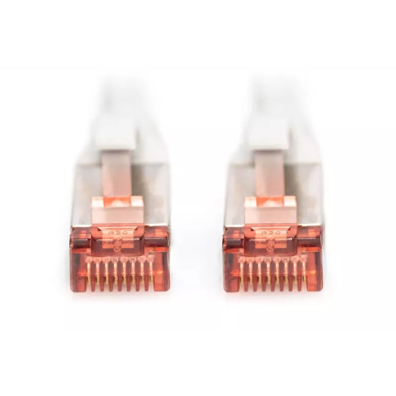DIGITUS patch kábel - CAT6 - S/FTP - Snagless - Cu - 1m - sivý