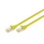 Prepojovací kábel DIGITUS CAT 6 S/FTP DK-1644-005/Y, 0,5 m, žltý