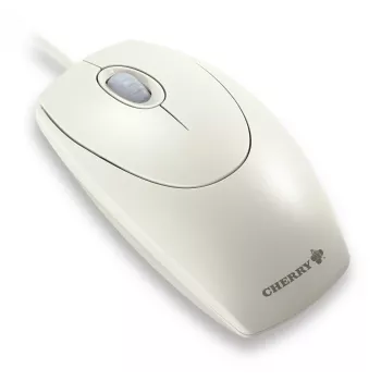 CHERRY WHEELMaus optická káblová myš, svetlosivá, PS2/USB