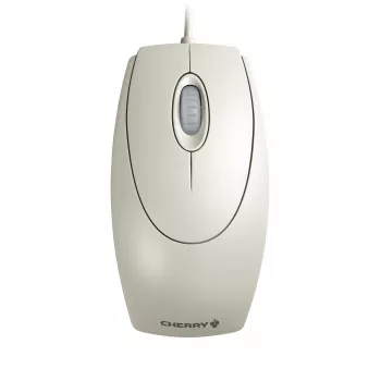 CHERRY WHEELMaus optická káblová myš, svetlosivá, PS2/USB