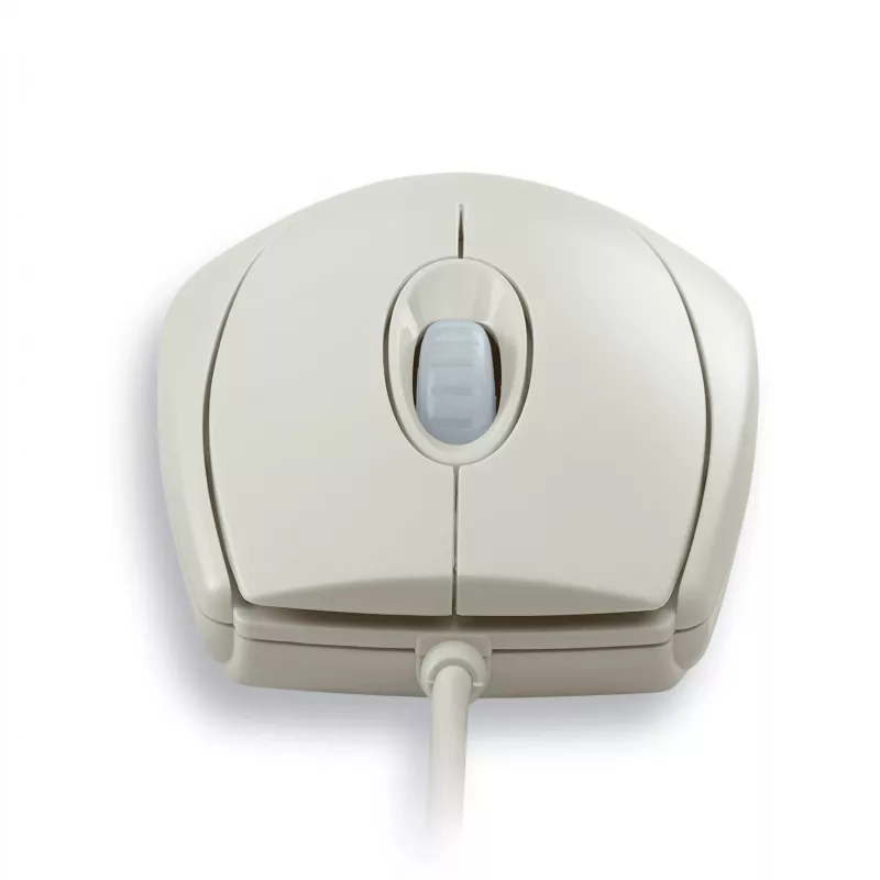 CHERRY WHEELMaus optická káblová myš, svetlosivá, PS2/USB