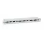 Equip 24-port Cat.6 tienený patch panel, svetlosivý