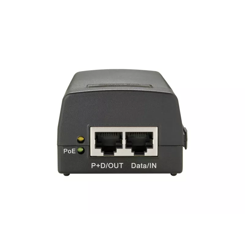 LevelOne POI-3000 gigabitový PoE+ injektor, 30 W, čierny