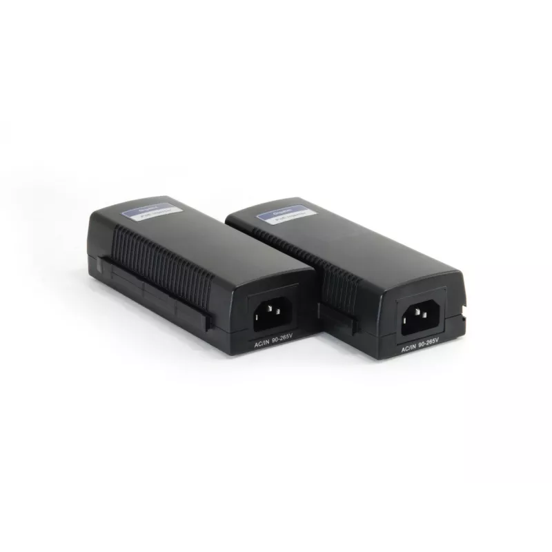 LevelOne POI-3000 gigabitový PoE+ injektor, 30 W, čierny