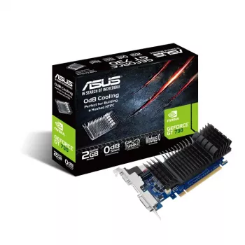 Grafická karta ASUS GeForce GT 730, 2 GB GDDR5, 64-bit, PCIe 2.0, pasívne chladenie