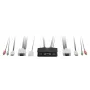 LevelOne 2-portový USB VGA káblový KVM switch, podpora audia, 2048 x 1536 pixelov, čierny