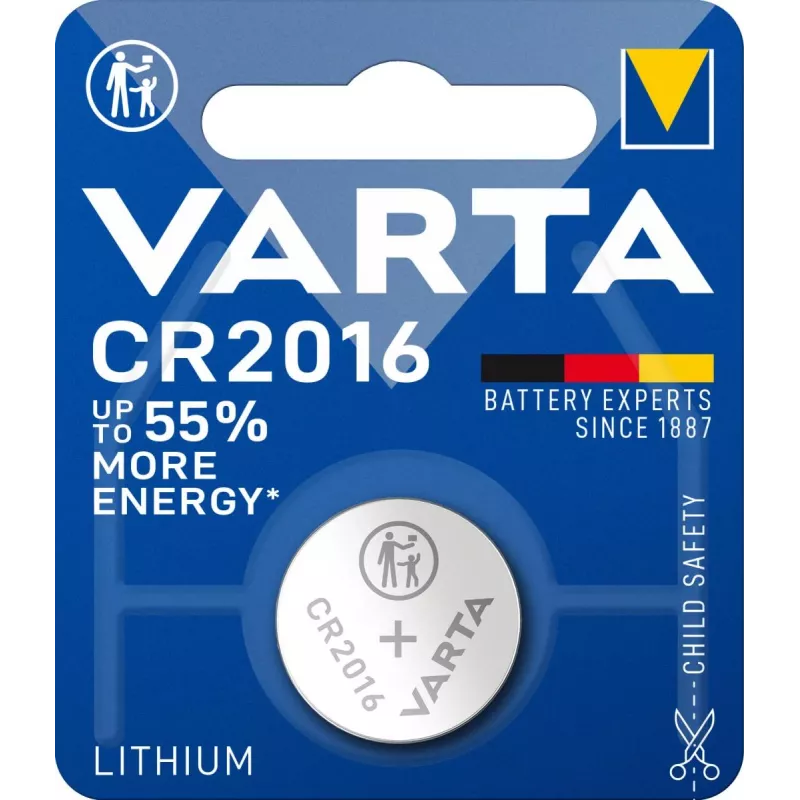 Jednorazová batéria Varta CR2016 V 1-BL (6016)