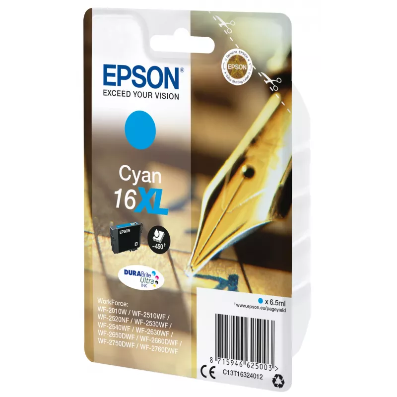 Epson Pen and crossword jednobalenie azúrová 16XL DURABrite Ultra atrament
