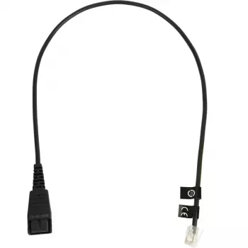 Telefónny kábel Jabra 8800-00-01 QD RJ10 0,5 m čierny
