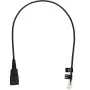 Telefónny kábel Jabra 8800-00-01 QD RJ10 0,5 m čierny
