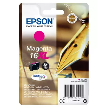 Epson pero a krížovka jednotlivé balenie purpurová 16XL DURABrite Ultra atrament