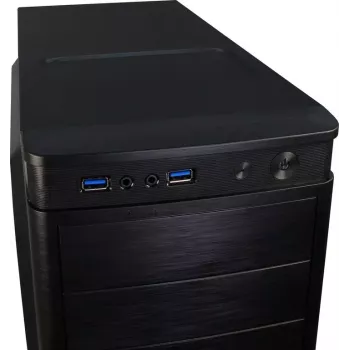PC skriňa Inter-Tech IT-5905 Midi Tower čierna