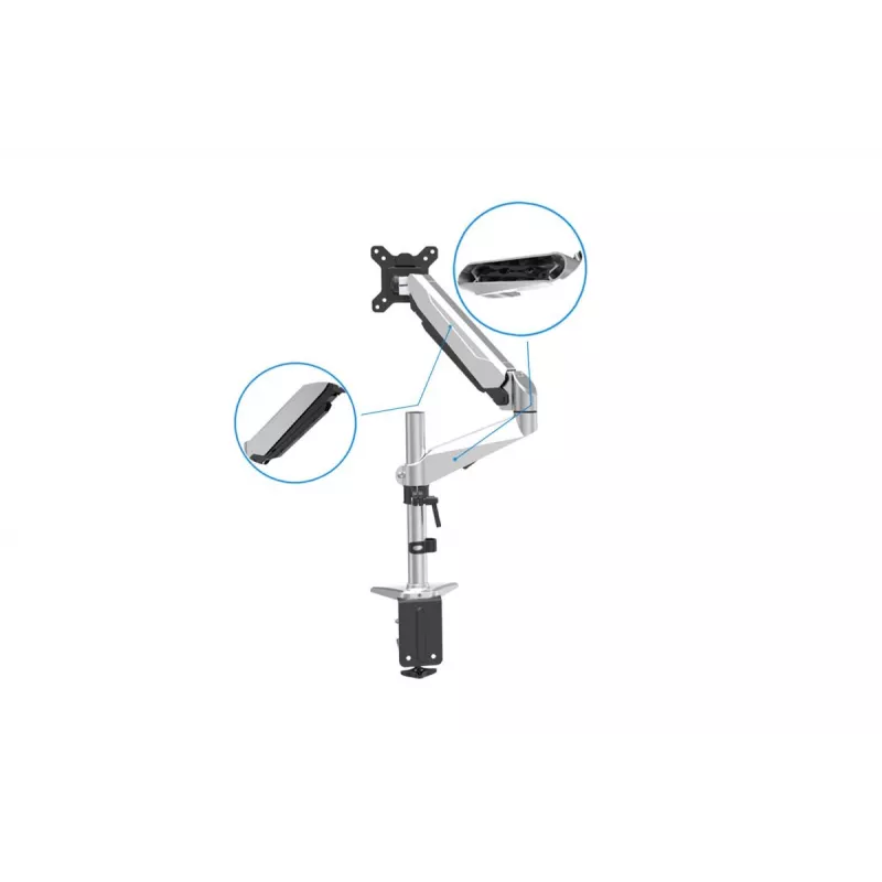 DIGITUS LED/LCD stolový držiak s plynovou pružinou (DA-90351)