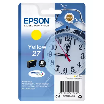 Epson Budík jednotlivé balenie žltý 27 DURABrite Ultra atrament