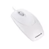 CHERRY WHEELMaus optická káblová myš, svetlosivá, PS2/USB, obojručná, optická, USB Type-A, 1000 DPI, biela