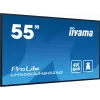 iiyama LH5560UHS-B2AG Signage Display digitálna A-board 138,7 cm (54,6 inch) LED Wi-Fi 500 cd/m² 4K Ultra HD čierna integrovaný procesor Android 11 24/7