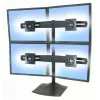 Monitorový stolový stojan Ergotron DS Series DS100 Quad 61 cm čierny
