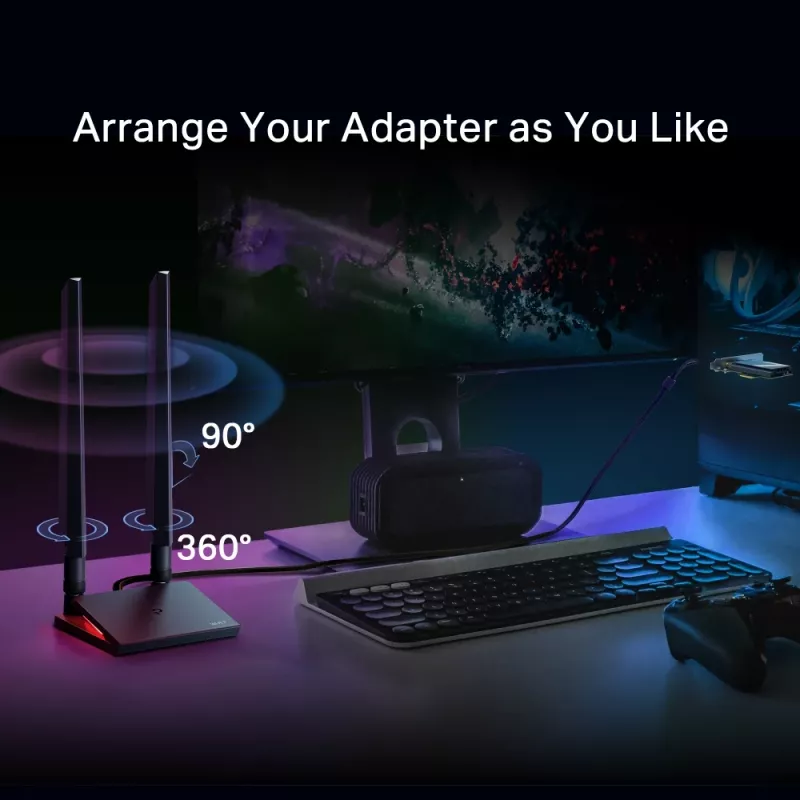 TP-Link Archer BE9300 Wi-Fi 7 Bluetooth 5.4 PCIe adaptér