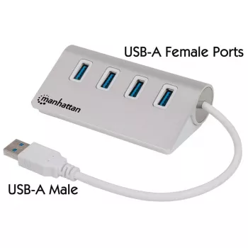 USB hub Manhattan USB-A 4-portový hub