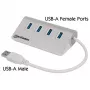 USB hub Manhattan USB-A 4-portový hub