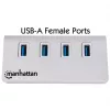 USB hub Manhattan USB-A 4-portový hub