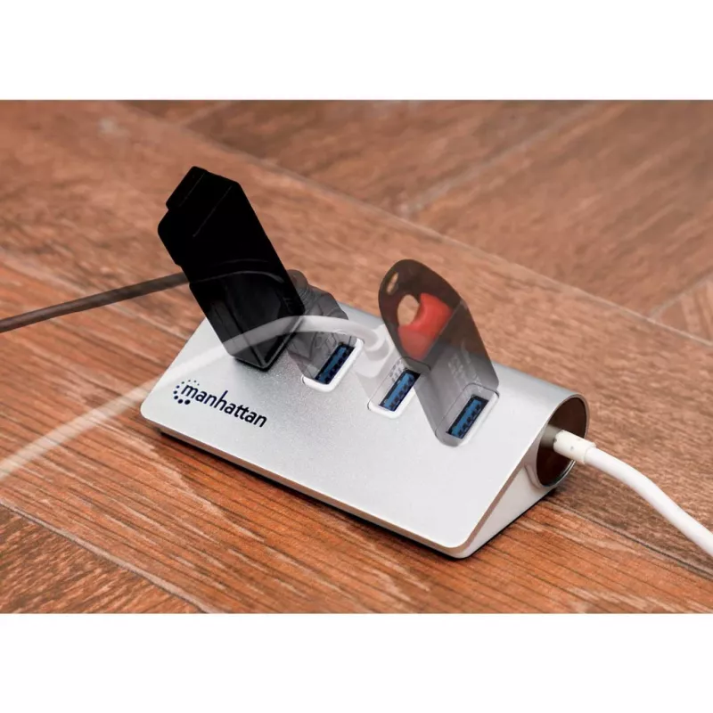 USB hub Manhattan USB-A 4-portový hub