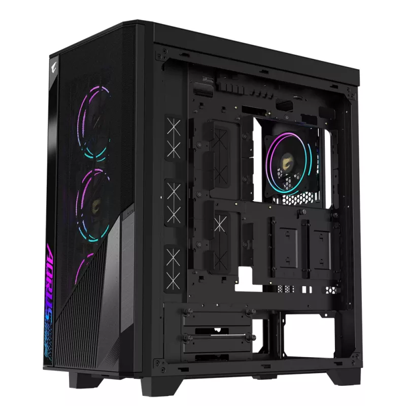 GIGABYTE GB-AC500G ST počítačová skriňa Midi Tower čierna