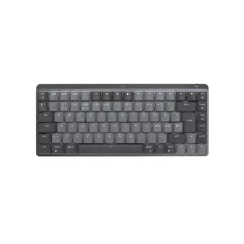 LOGITECH Mx Mechanical Mini minimalistická bezdrôtová podsvietená klávesnica – grafit, taktilná tichá, Qwerty, Dansk/Norsk/Svenska/Suomalainen