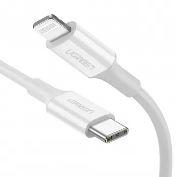 Ugreen 10493 Lightning kábel 1 m biely