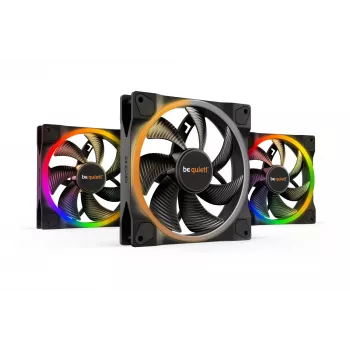 be quiet Light Wings 140mm ARGB PWM ventilátor čierny 3 ks balenie